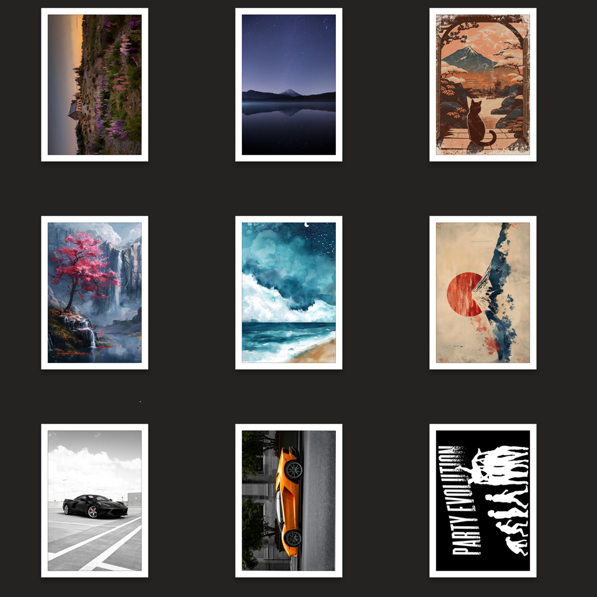 Wall Poster Pack: 50 Assorted 24X36 Wall Posters